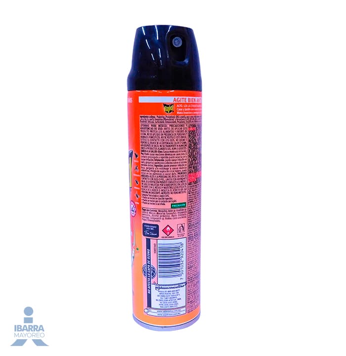 Insecticida Raid Casa y Jardín Naranja Aerosol 285 ml