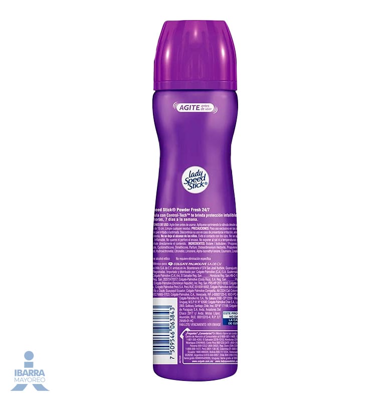 Desodorante Lady Speed Stick Powder Fresh Aerosol 91 g