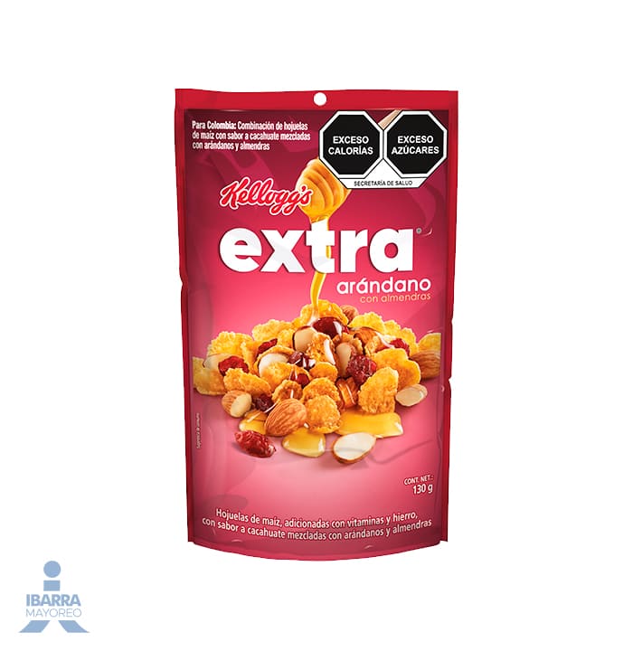 Cereal Kelloggs Extra Arándano 130 g