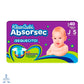 Pañal KleenBebé Absorsec Jumbo 40 pzas.