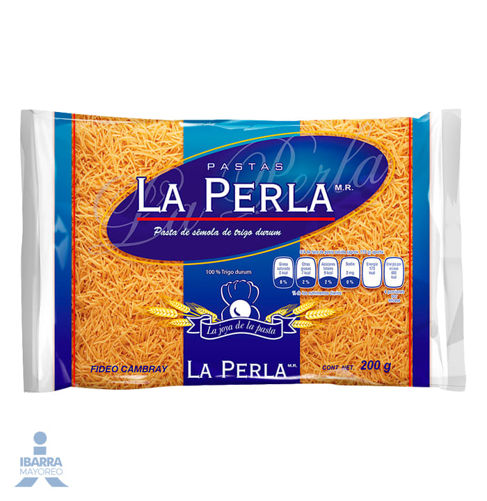 Pasta La Perla Fideo Cambray 200 g
