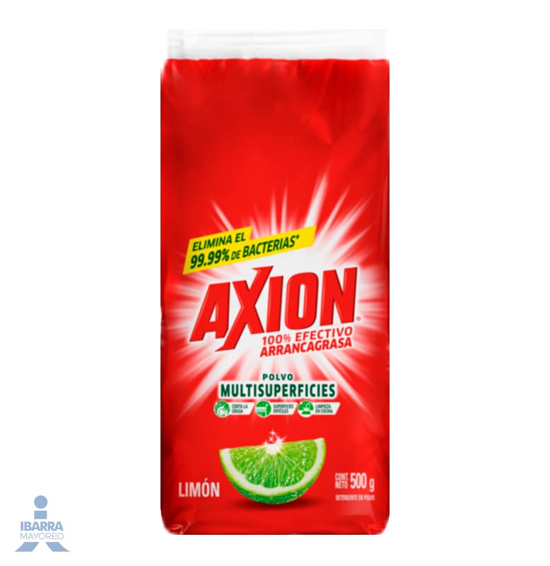Detergente Lavatrastes Axion Limón 500 g