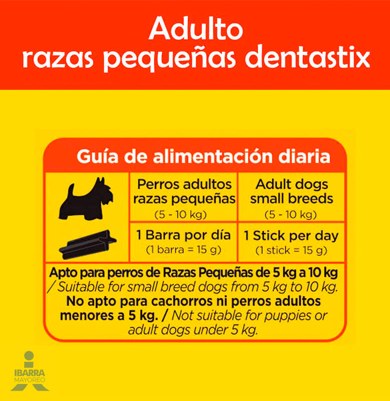 Alimento Pedigree Dentastix Razas Pequeñas 15 g