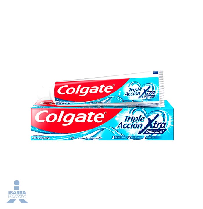 Crema Dental Colgate Triple Acción Extra Blancura 125 ml