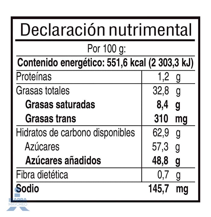 Dulce Cremoso Nucita Chocolate y Vainilla 16 pzas.