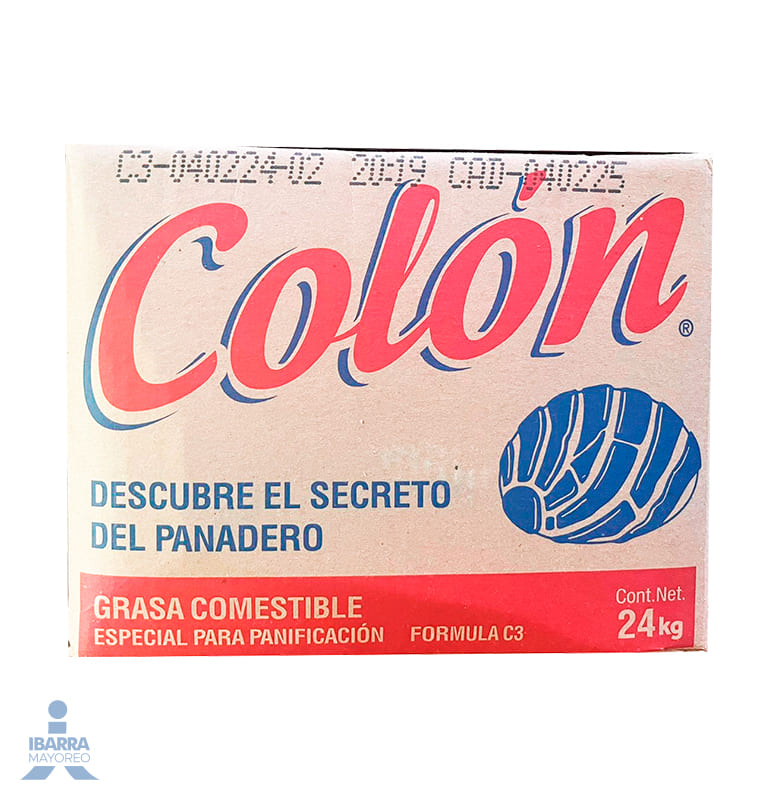Manteca Colon T-3 24 kg