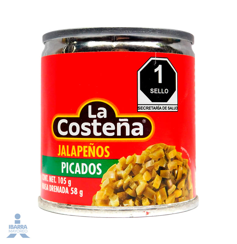 Chiles Jalapeños Picados La Costeña 105 g