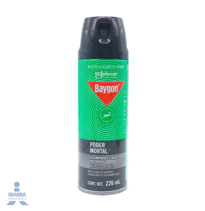 Insecticida Baygon Poder Mortal Aerosol 226 ml