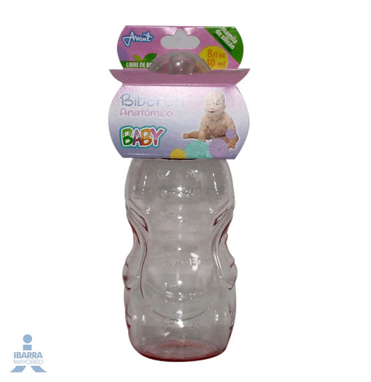 Biberón Avant Anatómico Rosa 8 oz