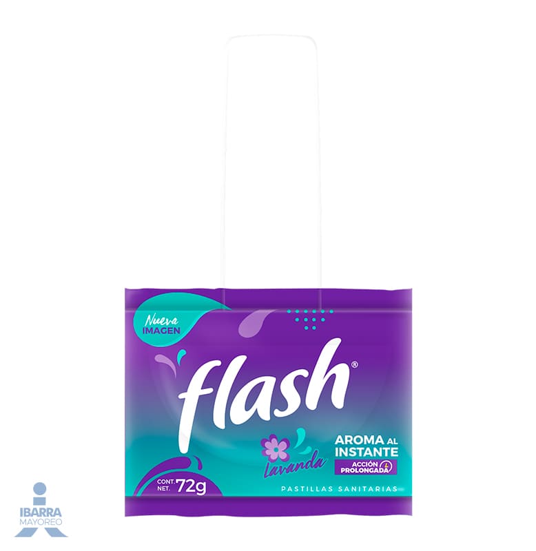 Pastilla Sanitaria Flash Lavanda Gancho 72 g
