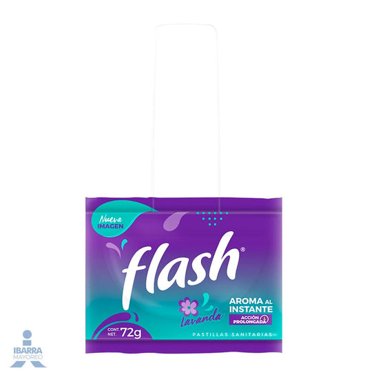 Pastilla Sanitaria Flash Lavanda Gancho 72 g