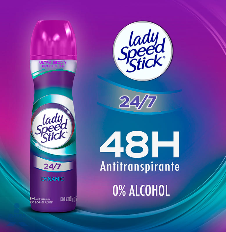Desodorante Lady Speed Stick Dinamic Spray 91 g