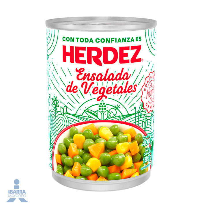Ensalada de Vegetales Herdez 400 g