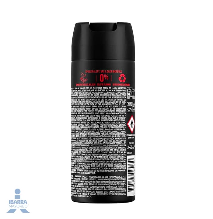 Desodorante Axe Fusion Hombre Aerosol 96 g