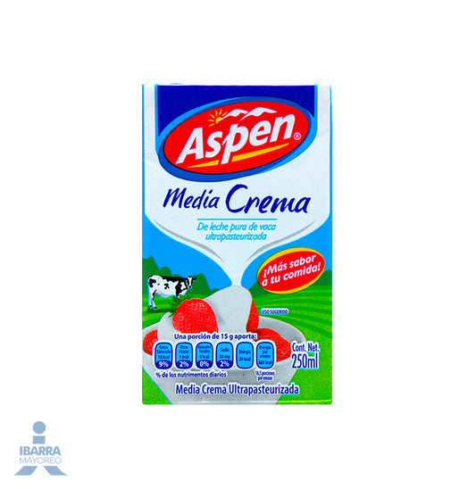 Media Crema Aspen 250 ml