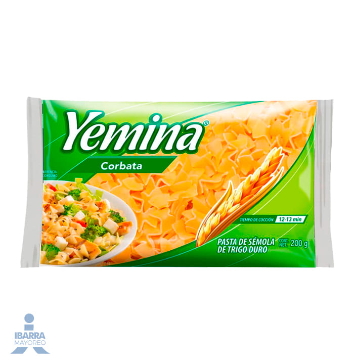 Pasta Yemina Corbata 200 g