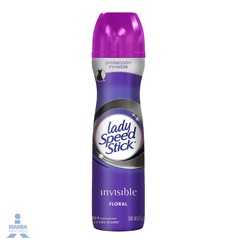 Desodorante Lady Speed Stick Floral Invisible Spray 91 g