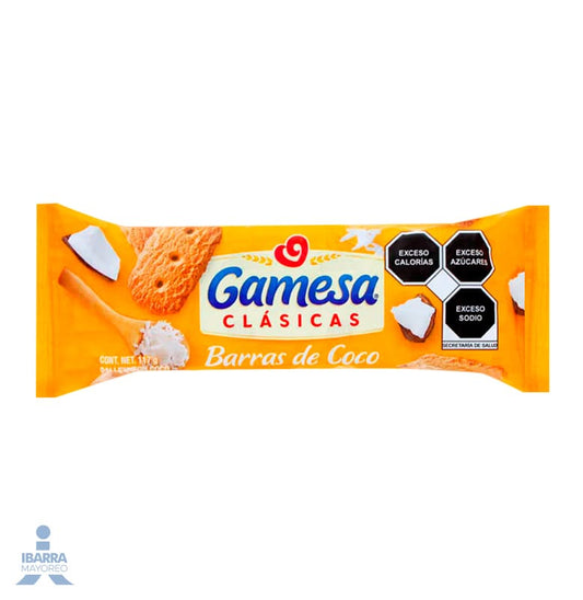 Galletas Gamesa Barra de Coco 117 g