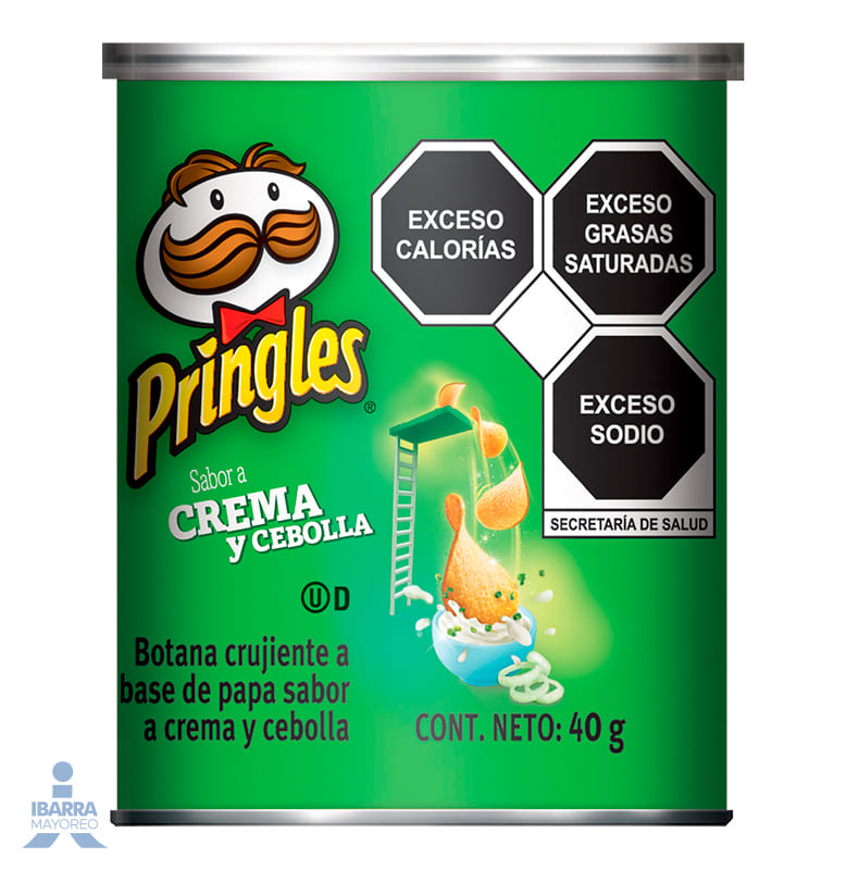 Pringles Papas Crema Cebolla 40 g