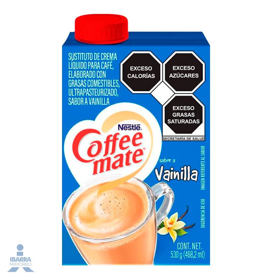 Sustituto de Crema Coffee Mate Vainilla Líquido 530 g