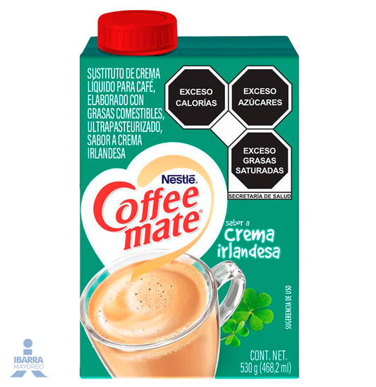 Sustituto de Crema Coffee Mate Crema Irlandesa Líquido 530 g
