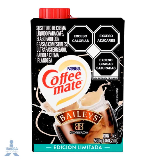Sustituto de Crema Coffee Mate Baileys Líquido 530 g