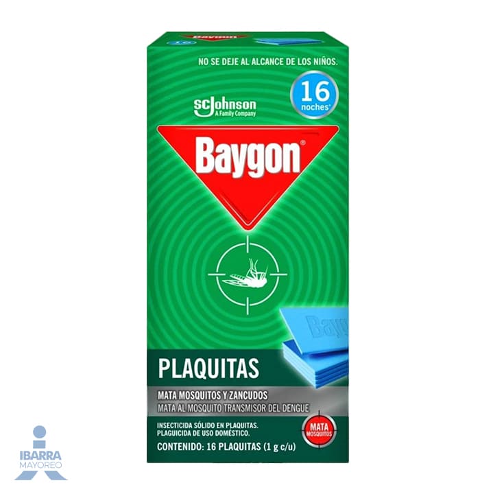 Insecticida Baygon Laminitas 16 pzas.