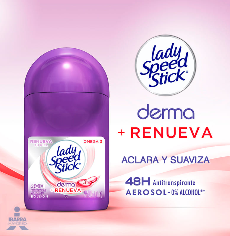 Desodorante Lady Speed Stick Omega Roll On 50 ml
