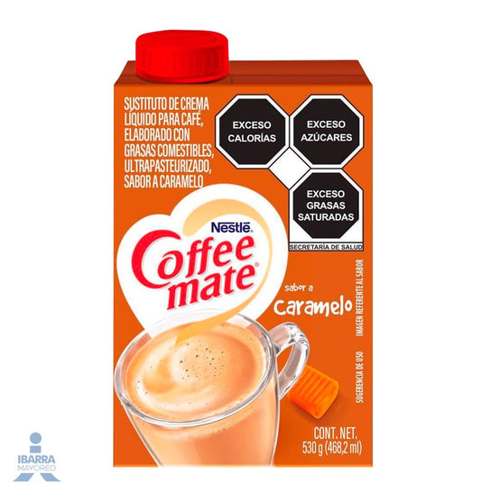 Sustituto de Crema Coffee Mate Caramelo Líquido 530 g