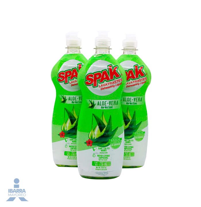 Detergente Spak Aloe Líquido 750 ml
