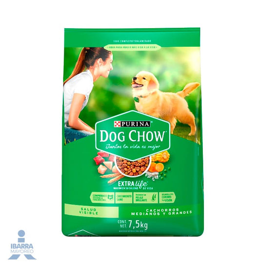 Dog Chow alimento seco cachorros medianos y grandes 7.5 kg