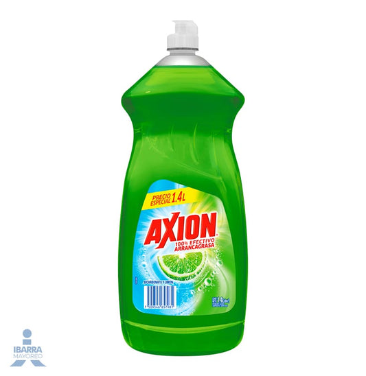 Detergente Axion Limón Líquido 1.4 L Precio Especial