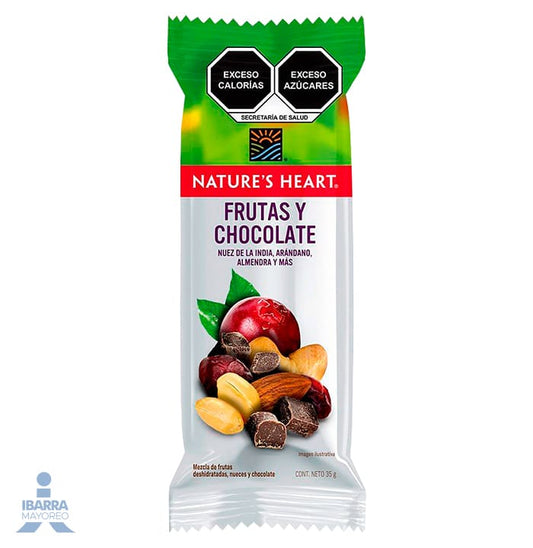 Natures Heart Frutas y Chocolate 35 g