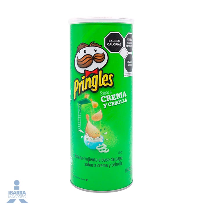 Pringles Papas Crema Cebolla 124 g
