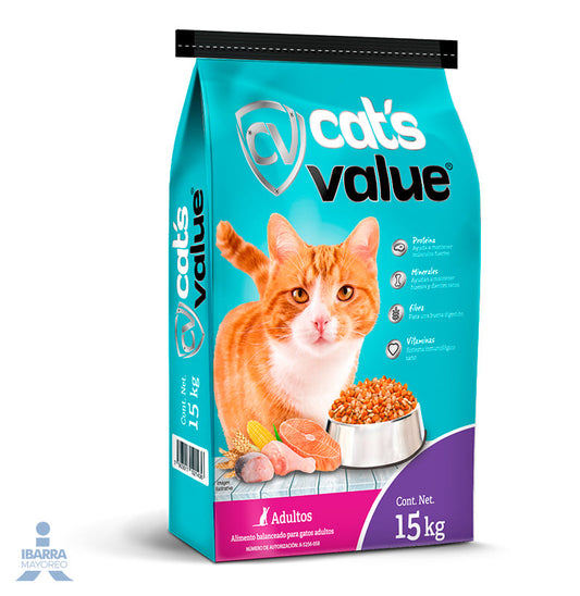 Alimento Cats Value 15 kg