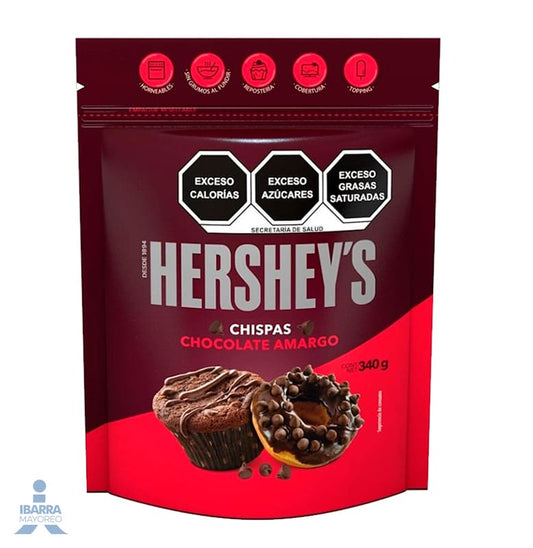 Chocolate Hersheys Kisses Mini Amargo Chispas 340 g