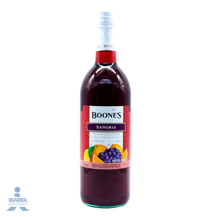 Bebida Alcohólica Boones Sabor Sangría 750 ml