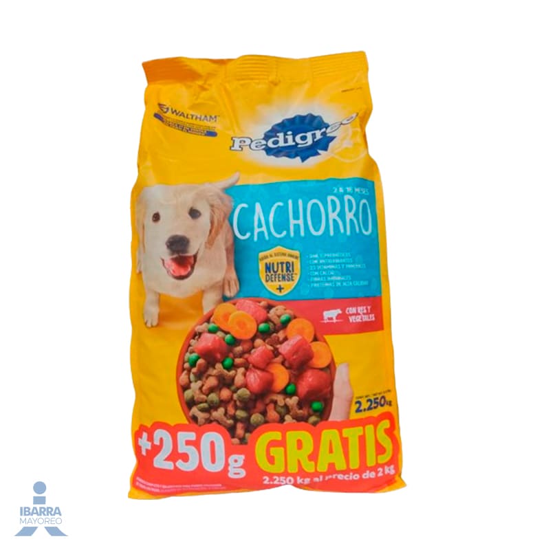 Alimento Pedigree Cachorro 2 kg + 250 g