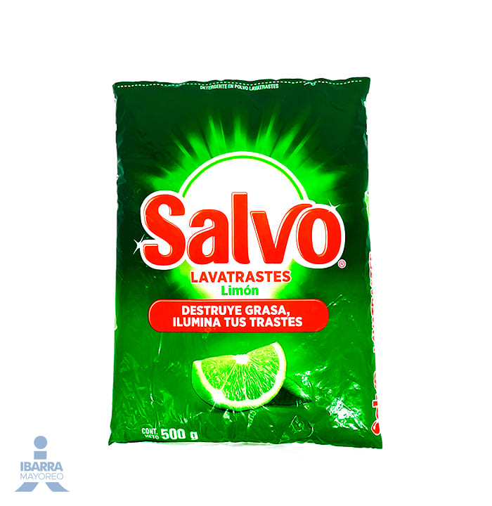 Detergente Lavatrastes Salvo Limón 500 g