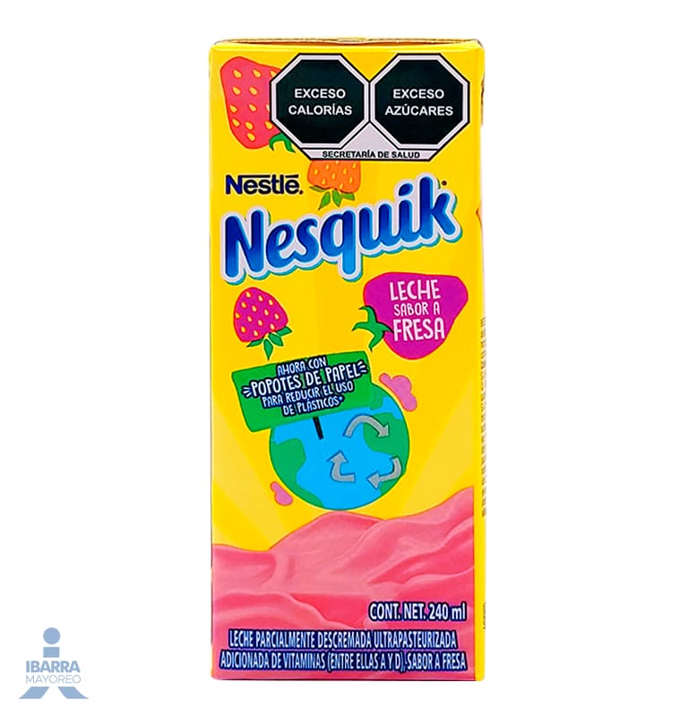 Bebida Nesquik Fresa Tetra Brick 240 ml