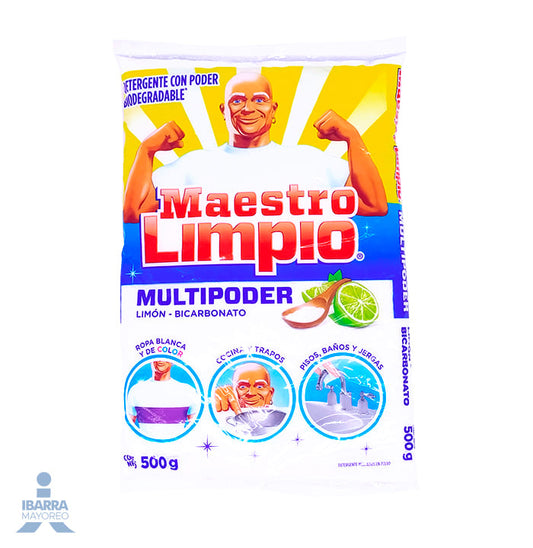 Detergente Multiusos Maestro Limpio Multipoder 500 g