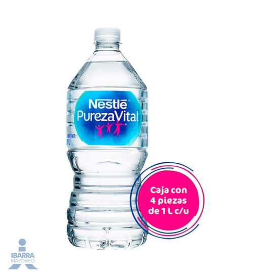 Agua Natural Nestlé Pureza Vital botella 1 L
