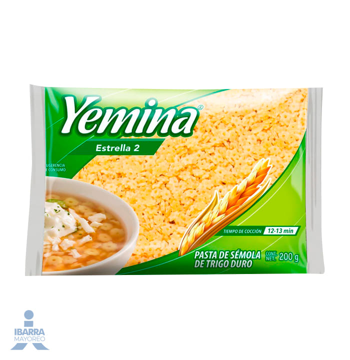 Pasta Yemina Estrella no. 2 200 g