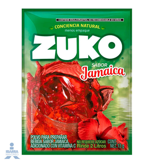 Bebida en Polvo Zuko Sabor Jamaica 13 g