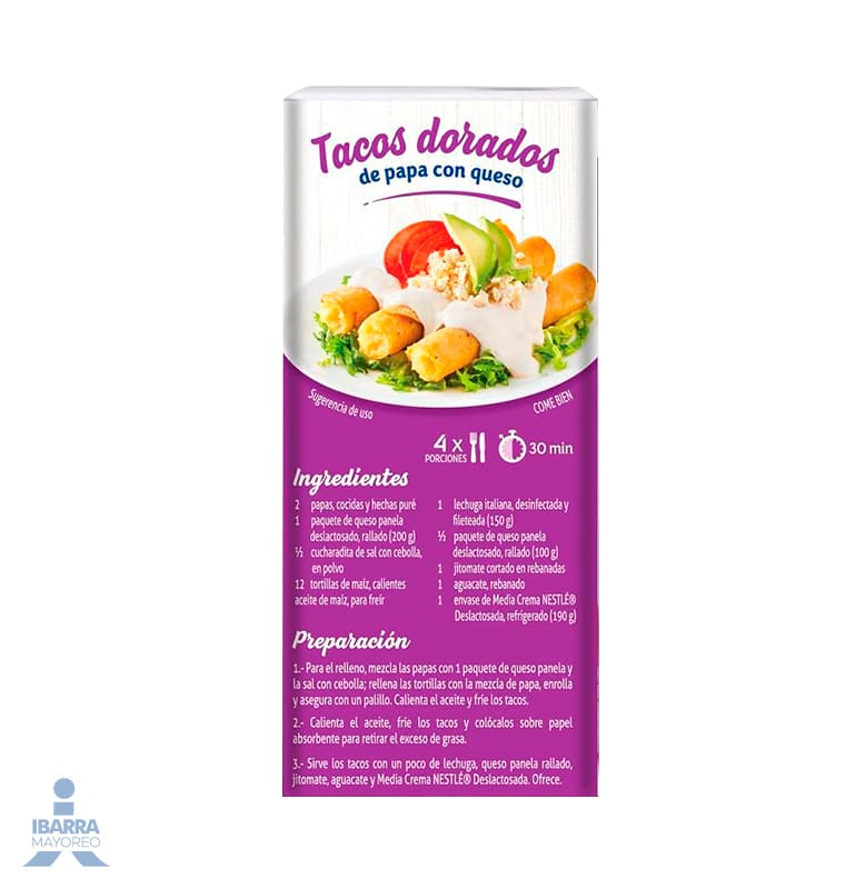 Media Crema Nestlé Deslactosada 190 g