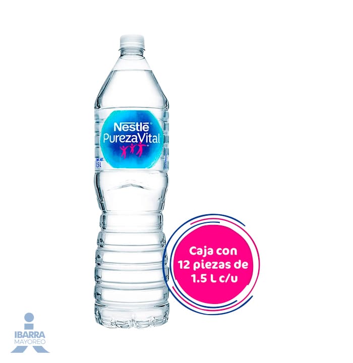 Agua Natural Nestlé Pureza Vital botella 1.5 L