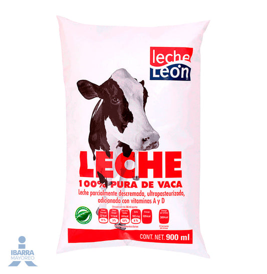 Leche León Bolsa 900 ml