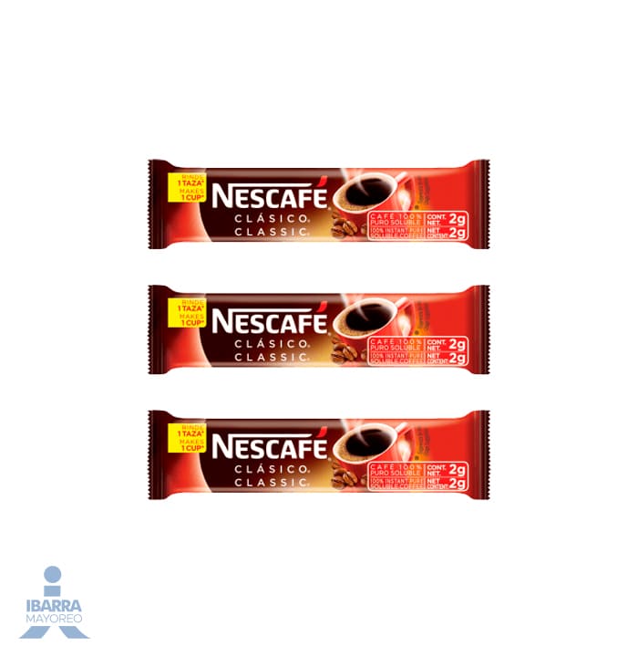 Café Nescafé Clásico sobres 50/2 g