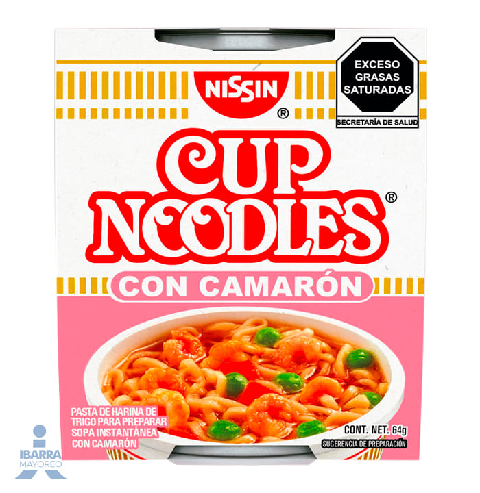 Sopa Nissin Camarón 64 g
