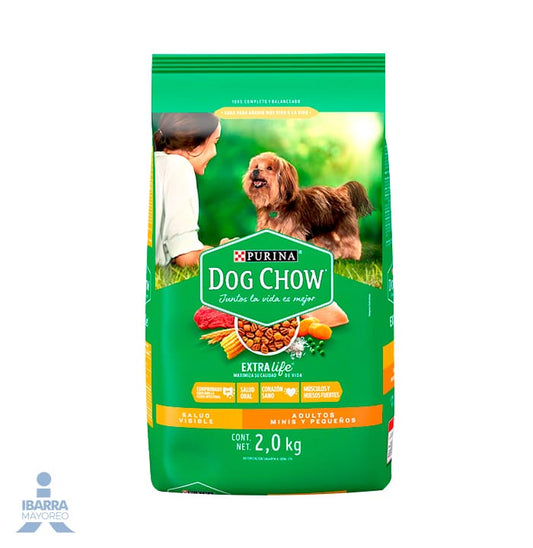 Dog Chow alimento seco perros adultos minis y pequeños 2 kg